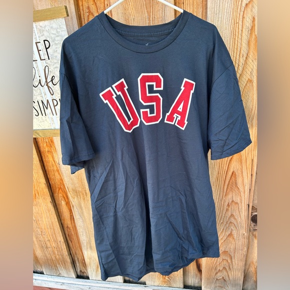 general standard Other - NWT xl men’s navy blue USA 🇺🇸 t shirt 100% cotton